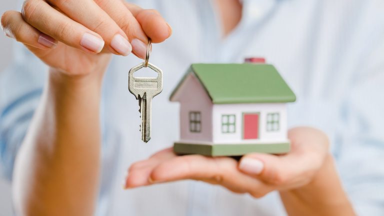 Image of house and key