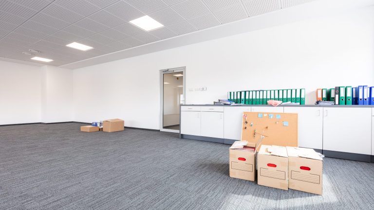 Moving Office Boxes Image