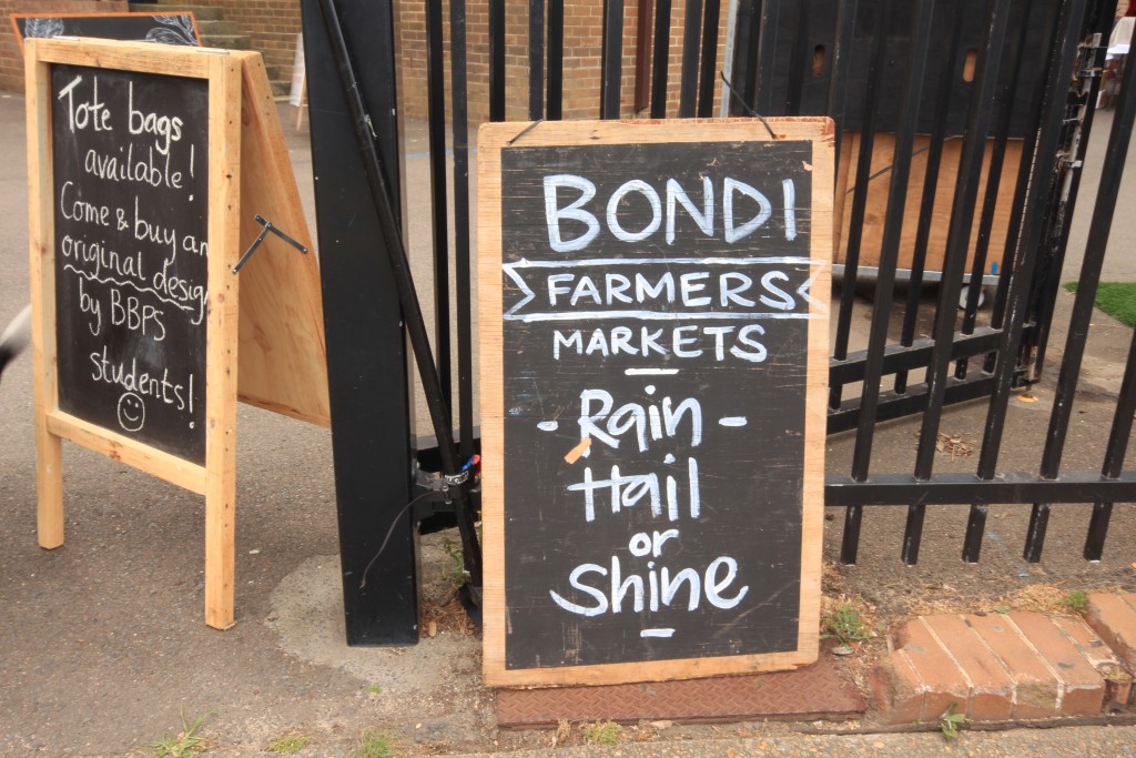 Rain, hail or shine – Bondi Farmers Markets are a community staple.