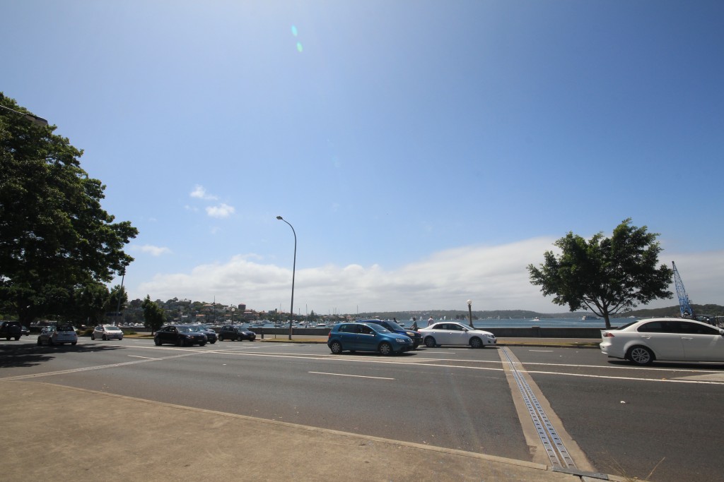 Rose Bay foreshore, New South Head Road.